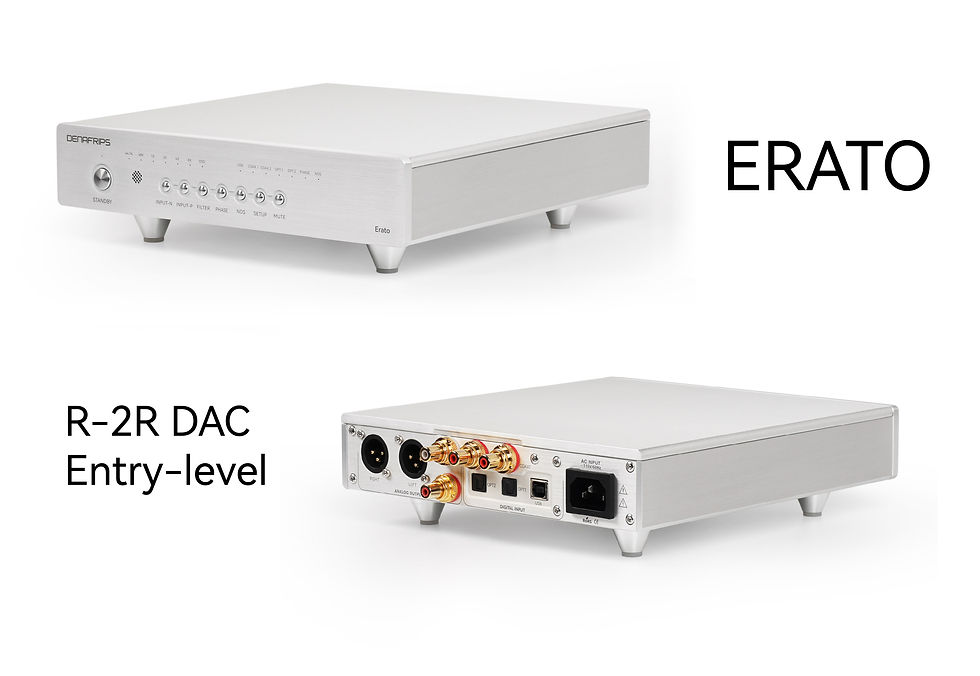 Denafrips Erato R-2R DAC 正面及背面