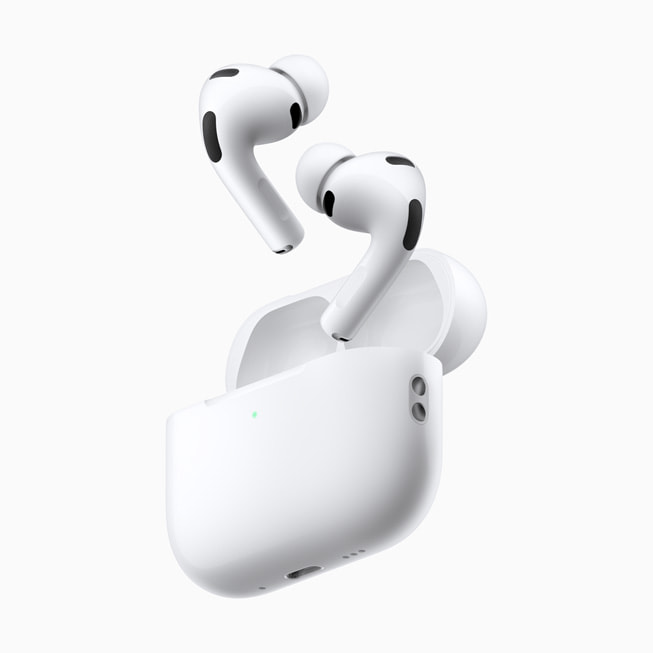 AirPods Pro 3 與充電盒官方產品圖
