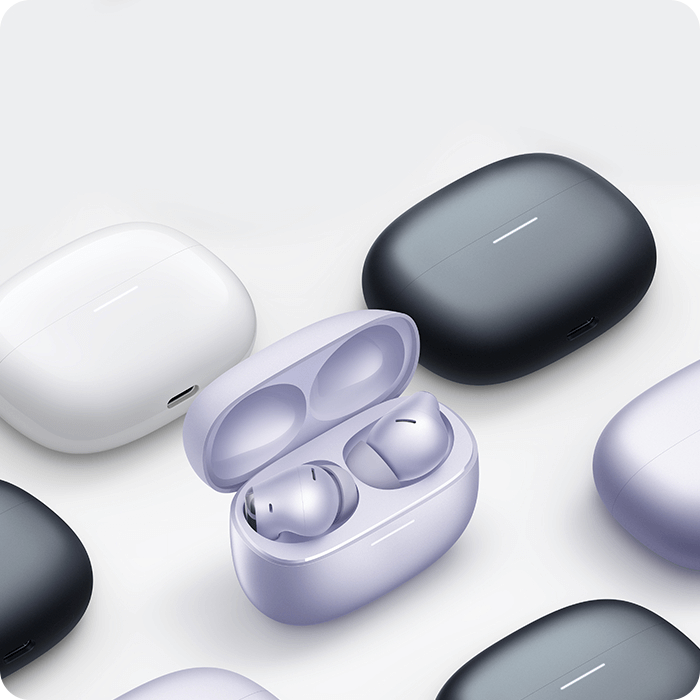 Redmi Buds 6 Pro 紫色白色黑色三色連充電盒